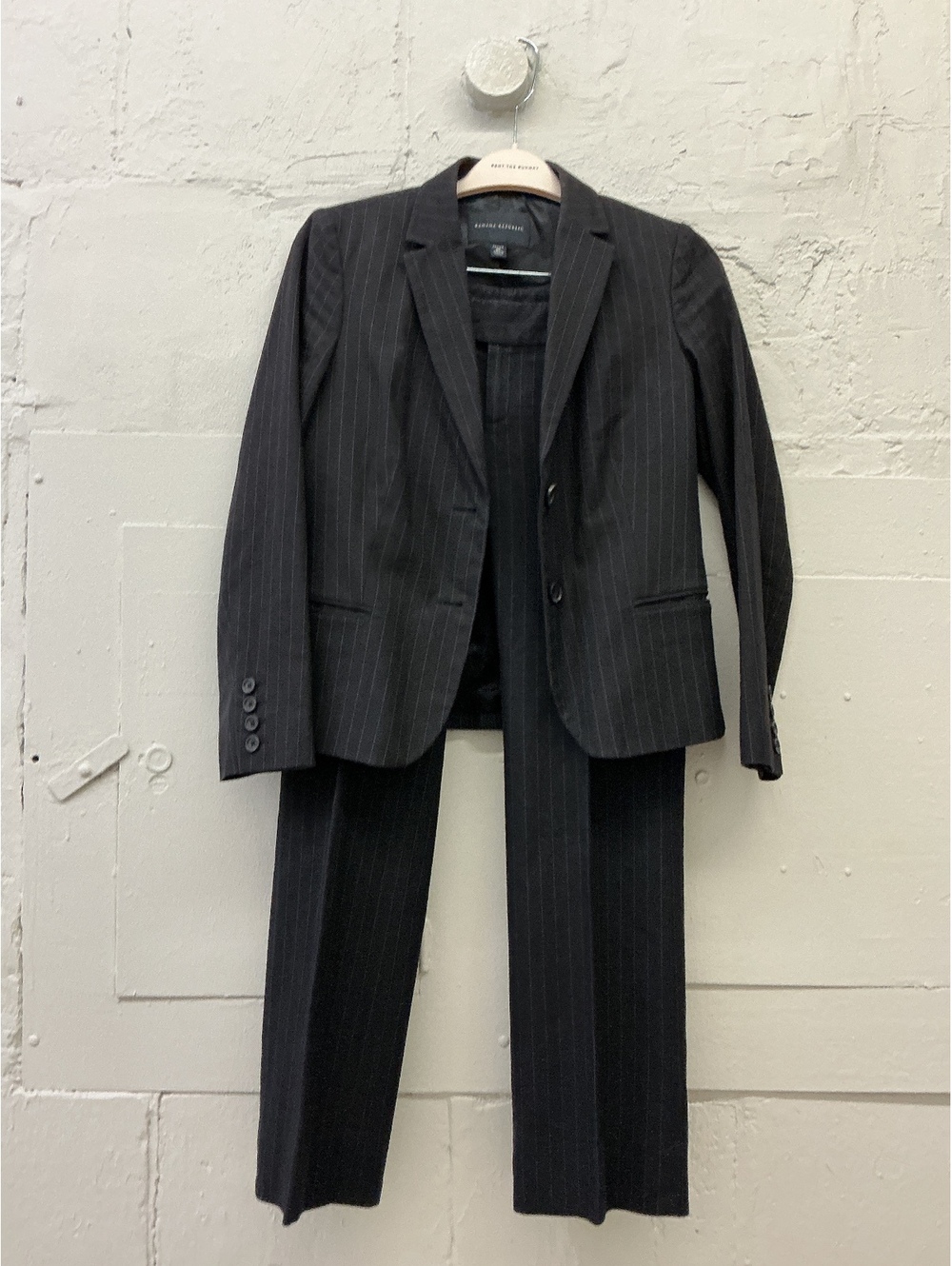 Banana Republic Women's Pinstripe Suit Set - Blazer and Pants
